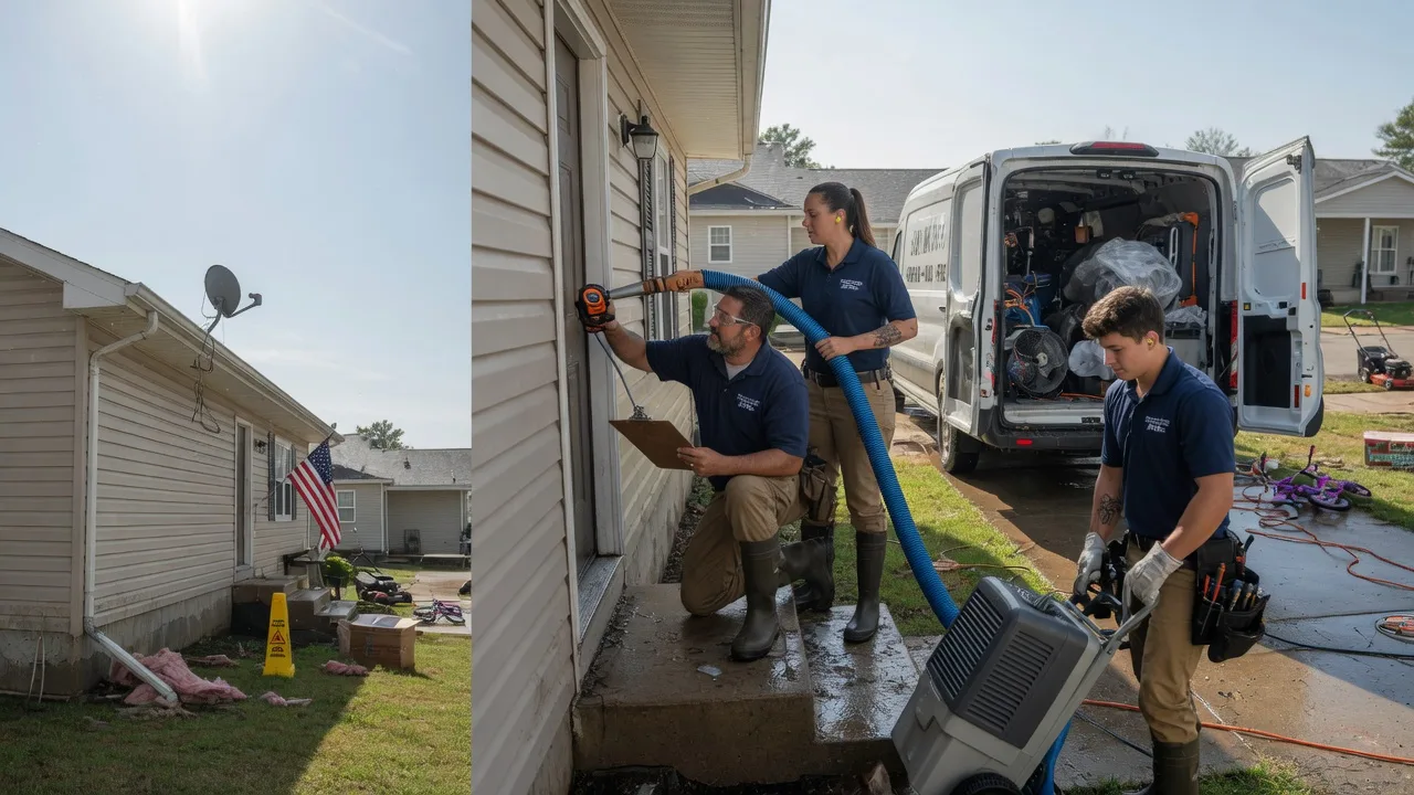 Ceiling Water Damage Restoration in Cedar Creek, TX near me
